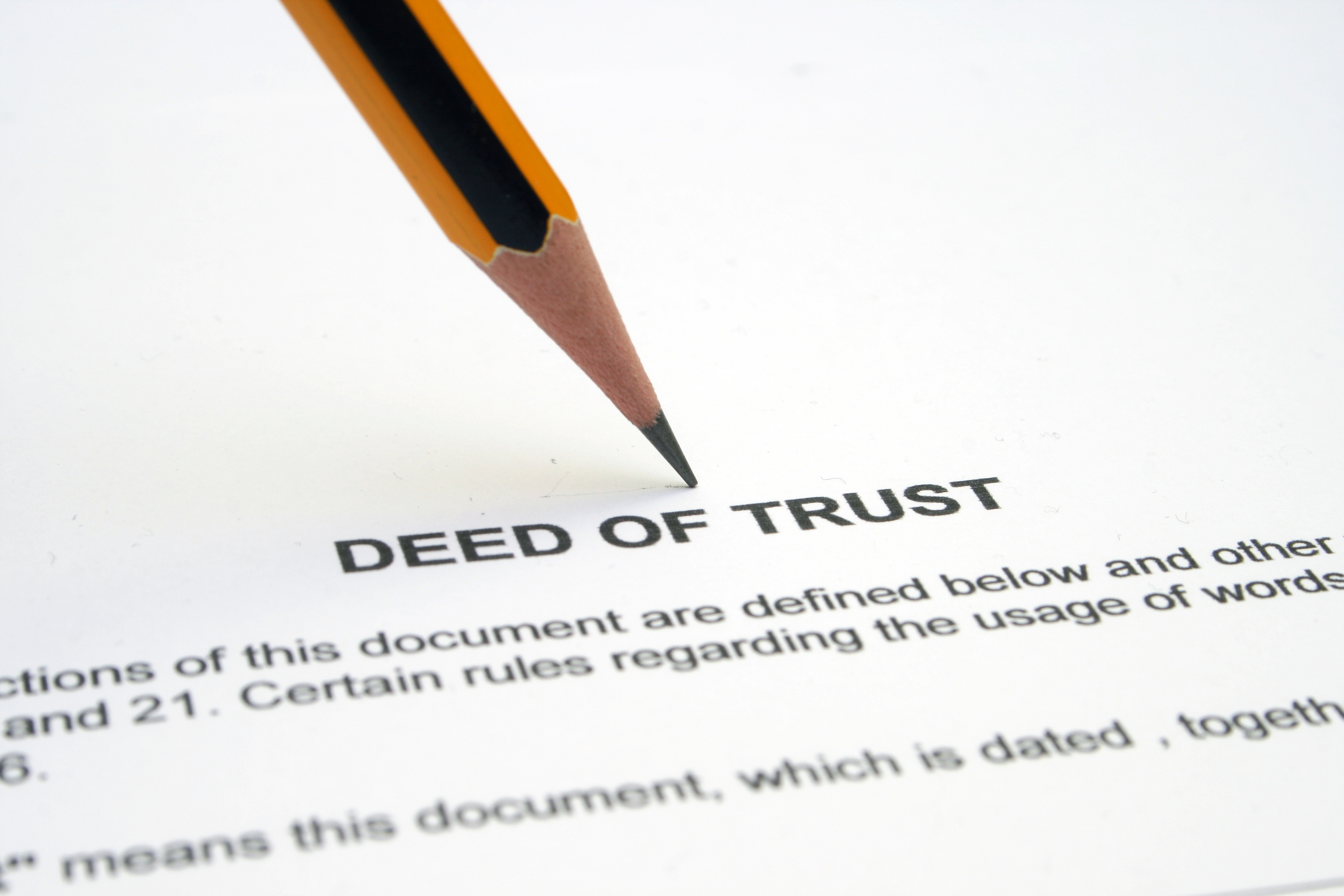 Deed of trust