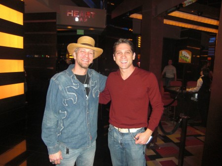 Kevin Skinner and me in the Planet Hollywood Casino. I should come here more often!