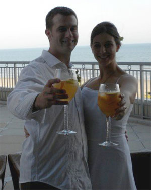 wedding1 A toast to their happiness