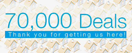 Celebrating 70,000 Deals!