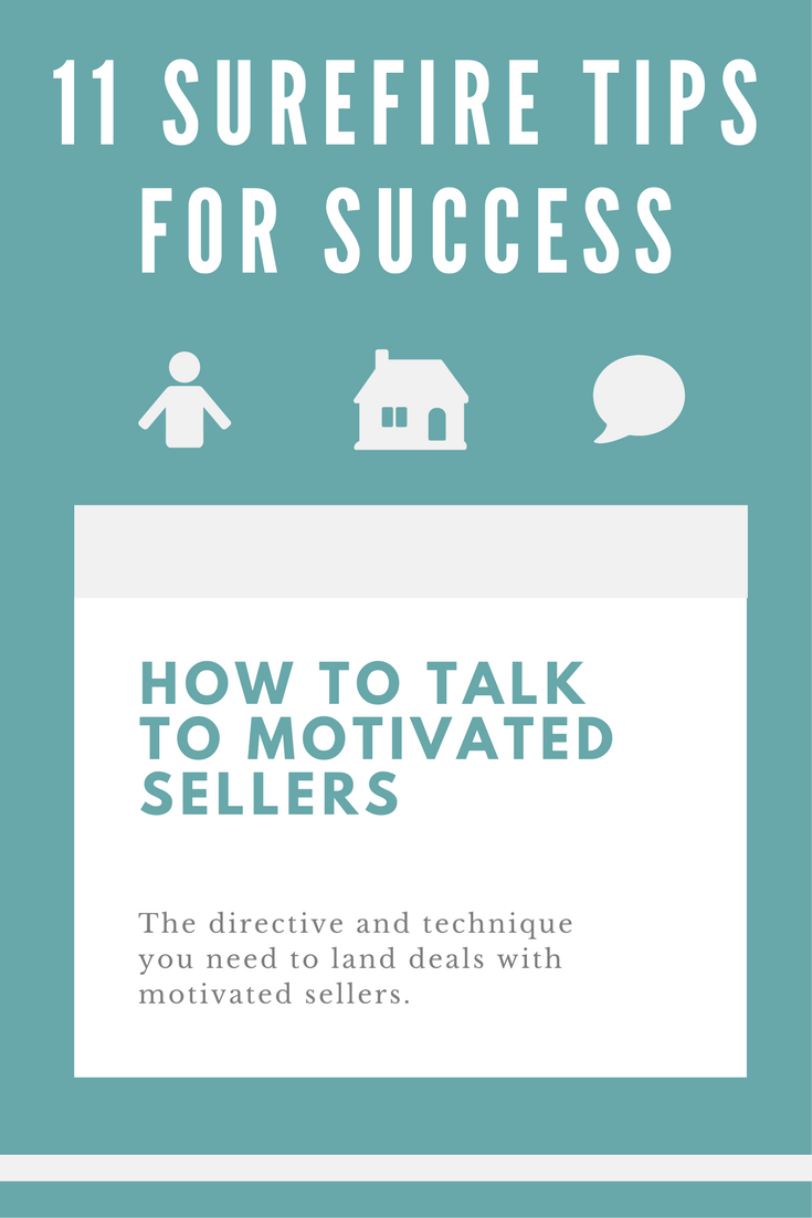 Approaching deals with motivated sellers is tricky. As a seasoned real estate investor, I know that you don’t just get lucky every time with those deals – you must have some directive and technique to handle motivated sellers.