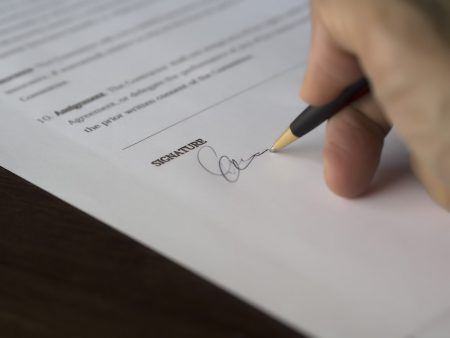 Signing the wholesale contract