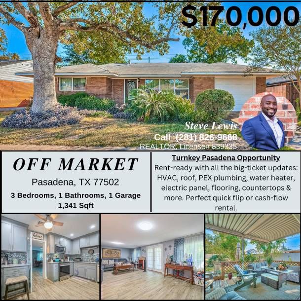 Quick Flip Opportunity in 77502!  Rent Ready Now!