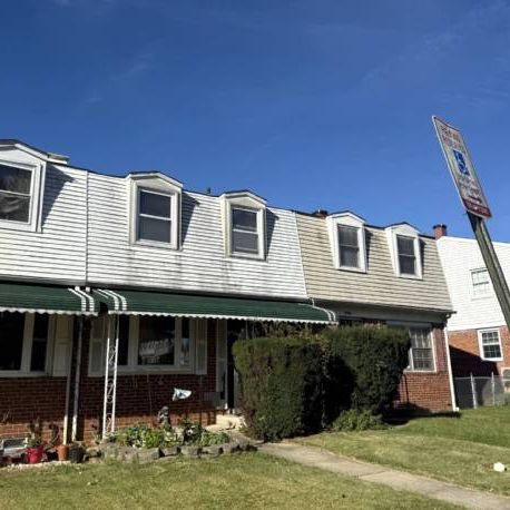 Baltimore 21206 Brick 1961 Row (NOT IN MLS).