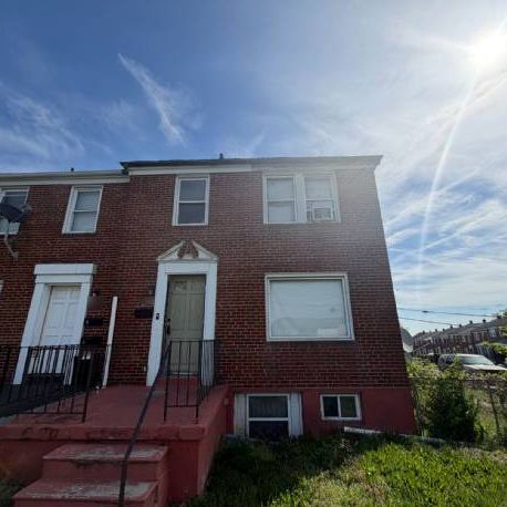 QUICK CLOSE!!! Balto 21213 End Row (NOT IN MLS).